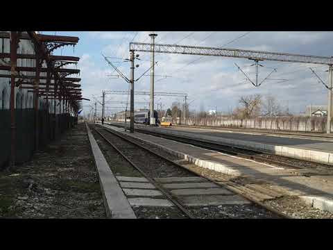 Cuplare locomotiva la vagon , gara Ițcani Suceava