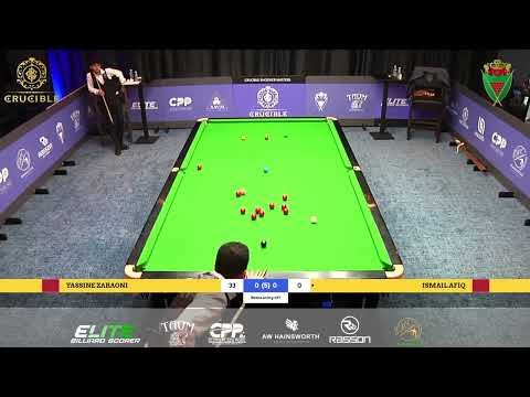 ISMAIL AFIQ VS YASSINE ZARAONI - FIRST ROUND (SNOOKER BEST OF 5)