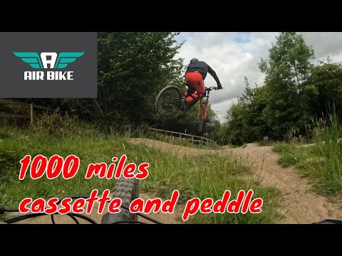 AIR BIKE OVER 1000 MILES on  CASSETTE AND £15 PEDDLES  At Farmer Johns
