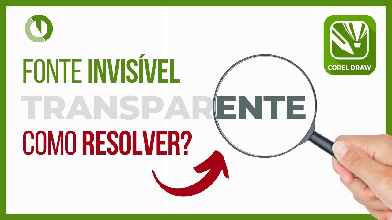 Important: How to solve invisible letters in CorelDraw? (Special Tip)