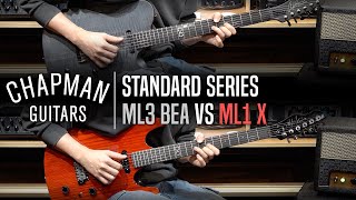 Video thumbnail for Chapman Standard Series ML3 BEA VS ML1 X Review (No Talking) by Music Force Official