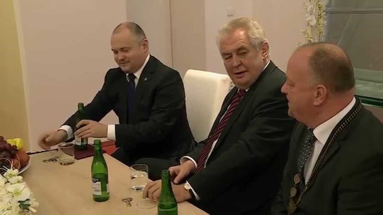 náhled z videa Záznam z návštěvy prezidenta ČR Miloše Zemana v Blansku
