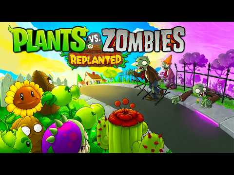 Plants vs Zombies Replanted - Full Game Walkthrough