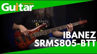 Video thumbnail for Ibanez SRMS805-BTT Bass | Review by Guitar Interactive Magazine