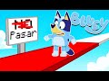 bluey juega al peor parkour troll del mundo las aventuras de bluey en roblox