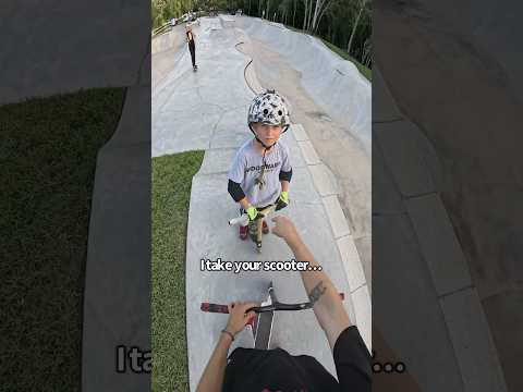 He got HUMBLED😤 #short #scooter #skate #shorts #funny #fail  #viral #scoot