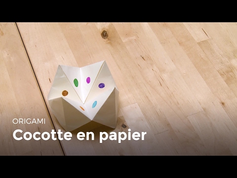 Comment faire une cocotte en papier - Jeux Enfants | Origami