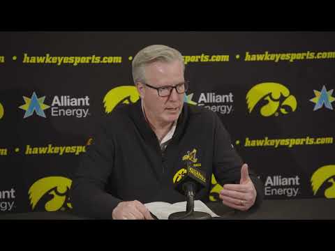 Iowa MBB Postgame Press Conference - Nebraska - 3/5/23