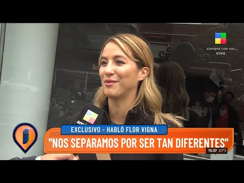 Flor Vigna, sobre su ex pareja, Nico Occhiato: "Nico sabe que las canciones no son para él"