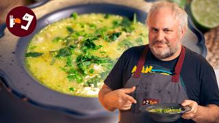 Sopa de Pollo con Cúrcuma y Jengibre: El caldo espeso para combatir el frío