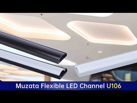 How to choose and install bendable & easy DIY LED channel - Muzata U106 installation Guide 2022