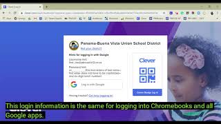 Clever Google Login Directions for Student Chromebooks