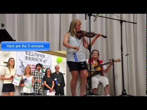 Judy Guglielmin at 2015 Kelowna Fiddle Contest