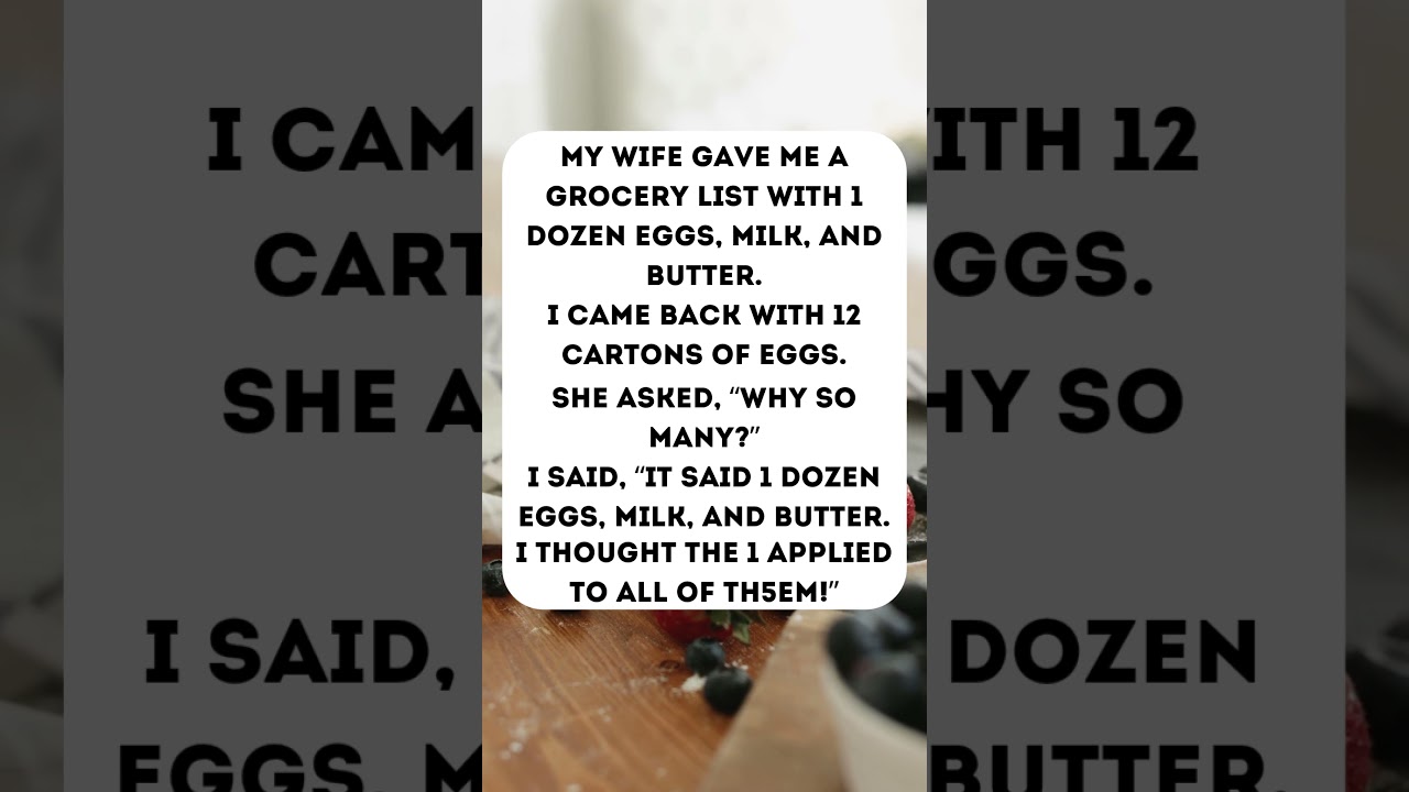 THIS IS WHY SHE DOESN’T SEND ME TO THE STORE 🤣#funny #joke #humor