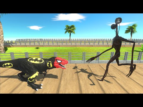 SIREN HEAD OASIS DEATH RUN - Animal Revolt Battle Simulator