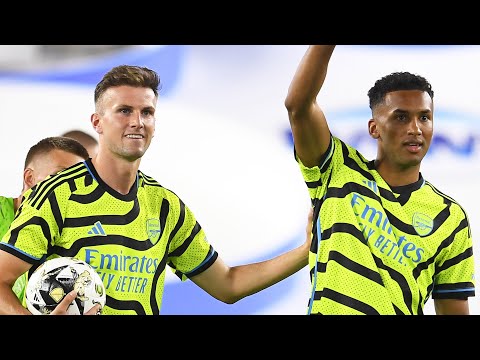 HIGHLIGHTS | Kiwior, Jorginho & Trusty star as Arsenal win the MLS All-Star Skills Challenge