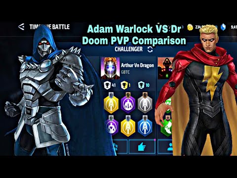 Adam Warlock VS Dr Doom PVP Comparison - Marvel Future Fight