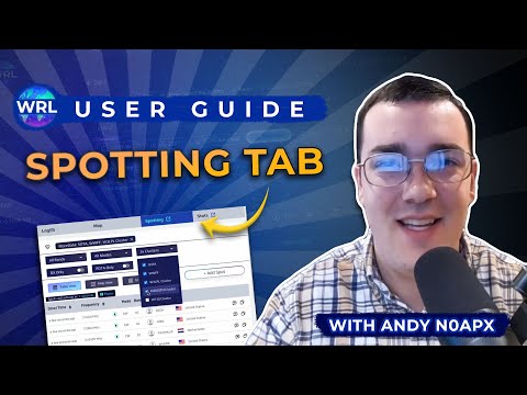 WRL Spotting Tab - User Guide
