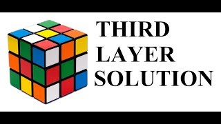 LAYER 3 SOLUTION OF A RUBIK'S CUBE IN HINDI