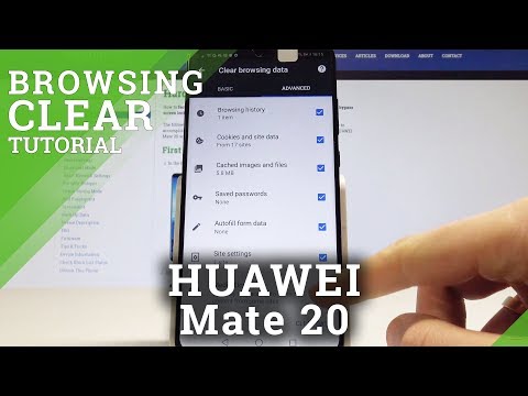 How to Clear Browsing Data on HUAWEI Mate 20 - Reset Browser History / Delete Cookies