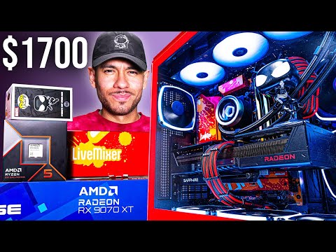 Build the Most Powerful $1700 Gaming PC - 2025 (RX 9070 XT)