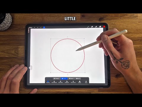 how to draw INSIDE THE LINES in Procreate! (In 24 seconds)