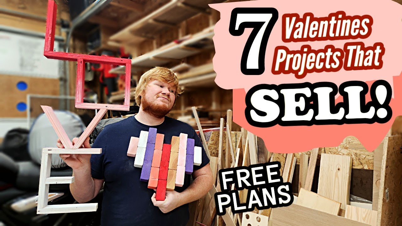 Irresistible Valentines woodworking projects! Make Money Woodworking.