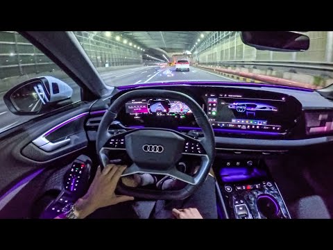 2025 Audi A5 2.0T TFSI POV Night Drive