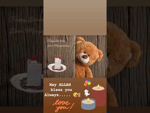 #happybirthday  #maryam  #cute #birthdaywishesstatus