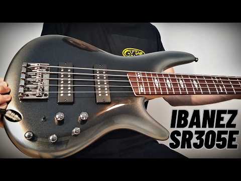 Immagine IBANEZ SR305E Midnight Gray Burst – 5-String Bass Guitar - 15