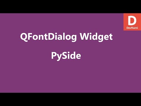 PySide Python Create GUI Window