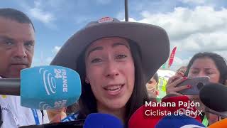 Juegos Bolivarianos: Mariana Pajón inauguró una pista de BMX en Valledupar