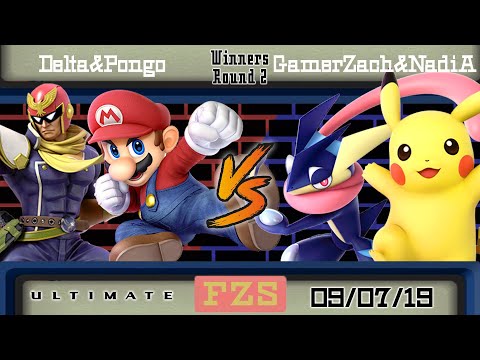 Delta & Pongo (R) vs. GamerZach & NadiA (B) - Winners Quarters - Flat Zone Sep