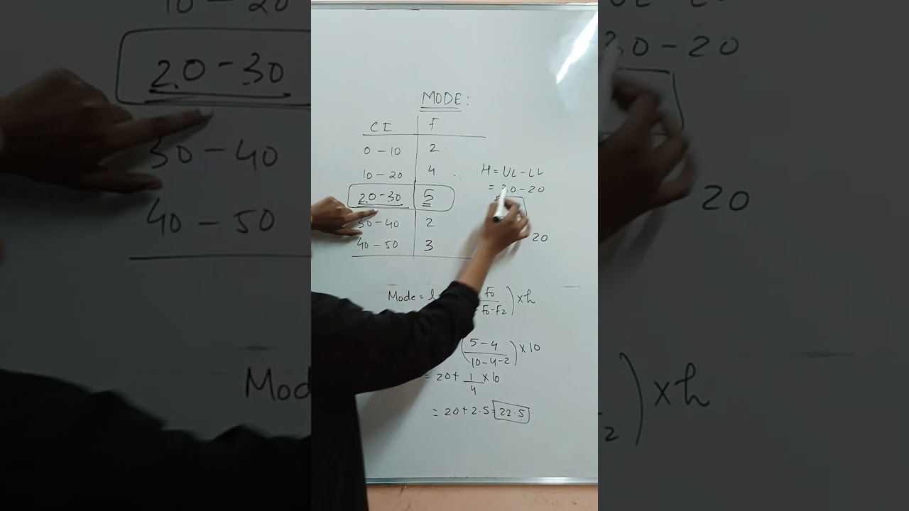 How to find mode?||#shorts#class10#boards