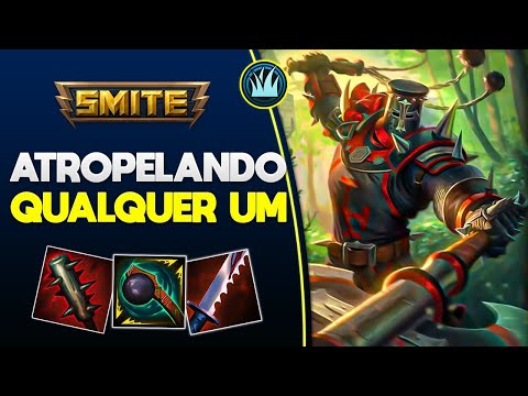 Atropelando QUALQUER UM! OSIRIS JUNGLER - ⚡ Smite BR Ranked Conquista