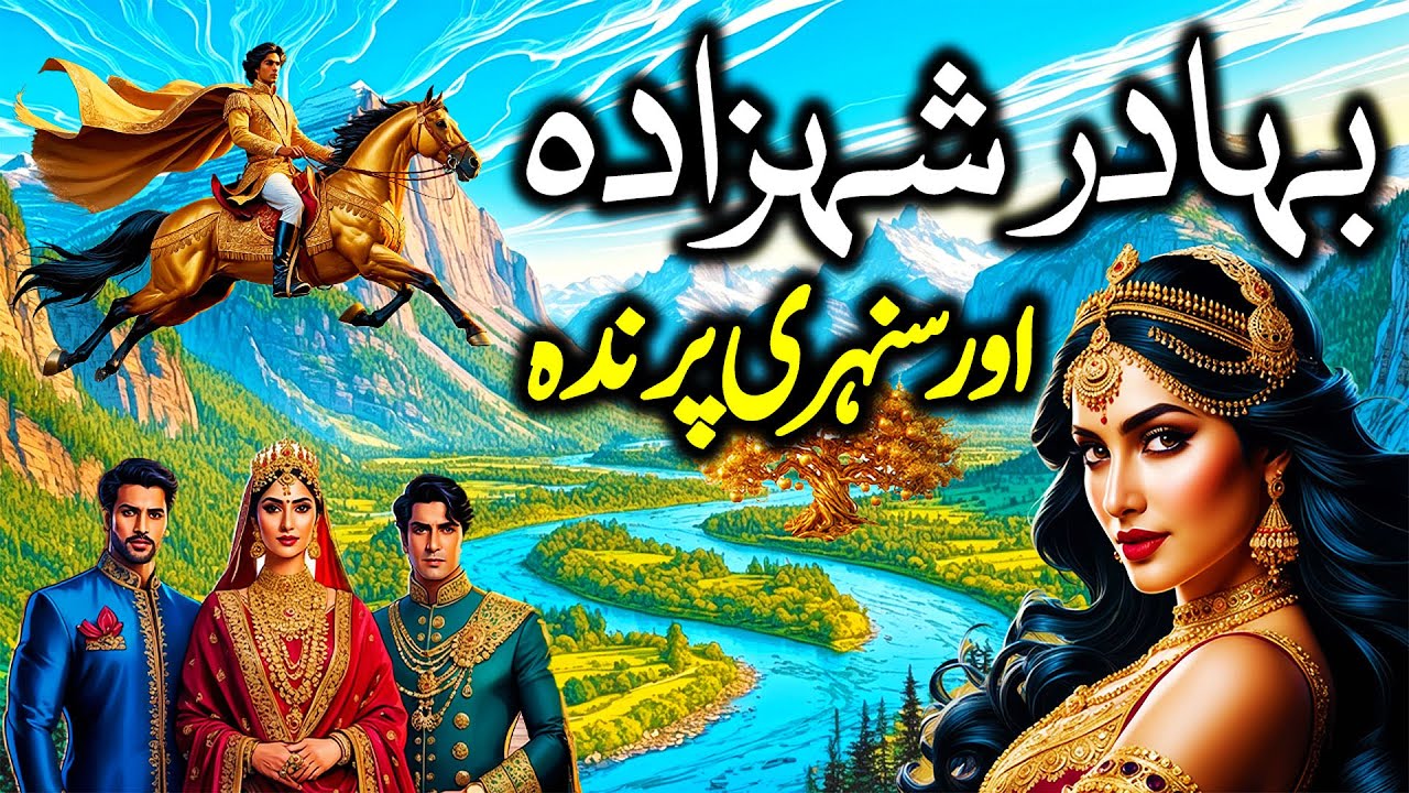 Bahadur Shehzada Soneri Parinda | Urdu Hindi Moral Story | Sabaq Amoz Kahani