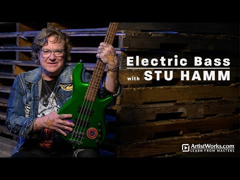 Ankündigung „E-Bass mit Stu Hamm“ || ArtistWorks