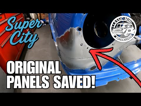 Saving the Original Panels! Welding Repairs to the Super City Mini Front End
