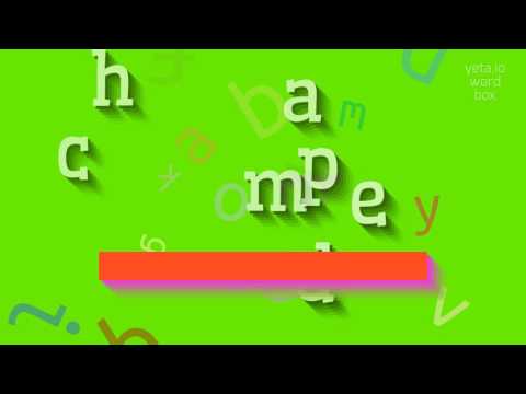 HOW TO PRONOUNCE CHAMPED? #champed