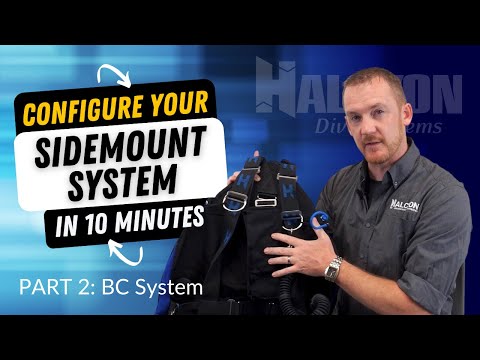 Master Your Halcyon Sidemount Setup in 10 Minutes: Part 2 - BC System  #sidemountdiving #scubadiving