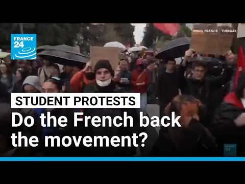 As protests continue, half of France reportedly backs high school student movement
