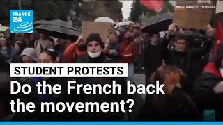 As protests continue, half of France reportedly backs high school student movement • FRANCE 24
