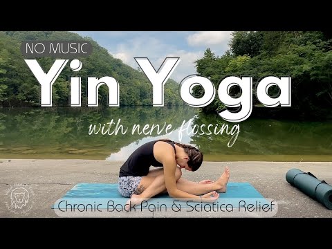Мягкая йога с чисткой нервов при хронической боли в спине и ишиасе (БЕЗ МУЗЫКИ)