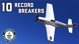 10 RECORD SETTING Airplanes