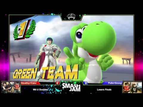 March Smash Jam - Wii U Doubles - Pwrup l Pollo & Pwrup l Snoop vs Stealthy & Valor LF