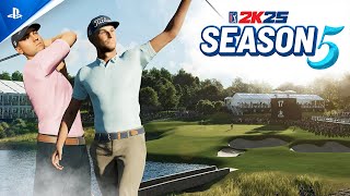 PGA Tour 2K25 – Season 5 Trailer (PS5 Games) Trailer