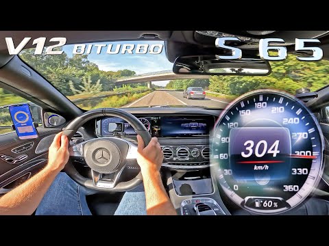 Mercedes S65 AMG V12 BiTurbo // KNEEL for the KING of the AUTOBAHN!