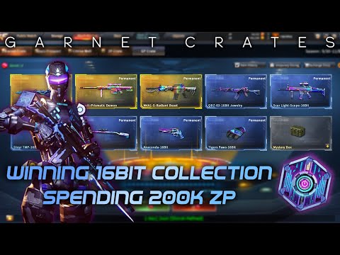 Crossfire West : Spin & Win Winning 16bit collection Spending 200K ZP - Garnet Crates