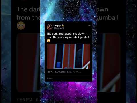 The clown from gumball is scary | #shorts #gumball #theamazingworldofgumball #darwin #cartoon #viral