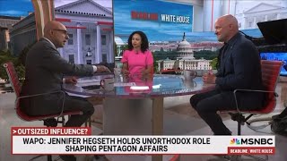 MSNBC: DEADLINE WHITE HOUSE - APRIL 30, 2025 - JENNIFER HEGSETH’S ROLE AT PENTAGON UNDER SCRUTINY